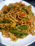豆角炒面