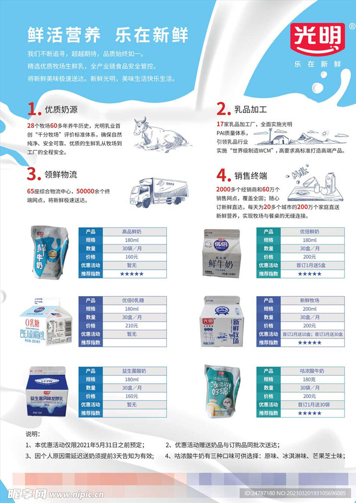牛奶海报