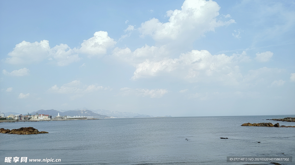 天空 大海 蓝天白云
