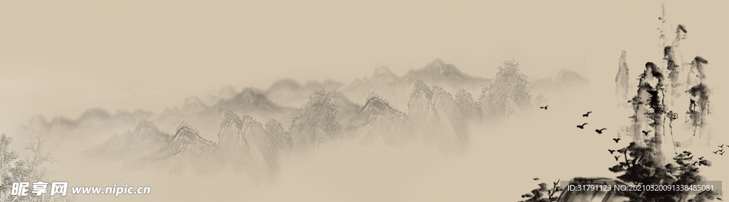 国画背景