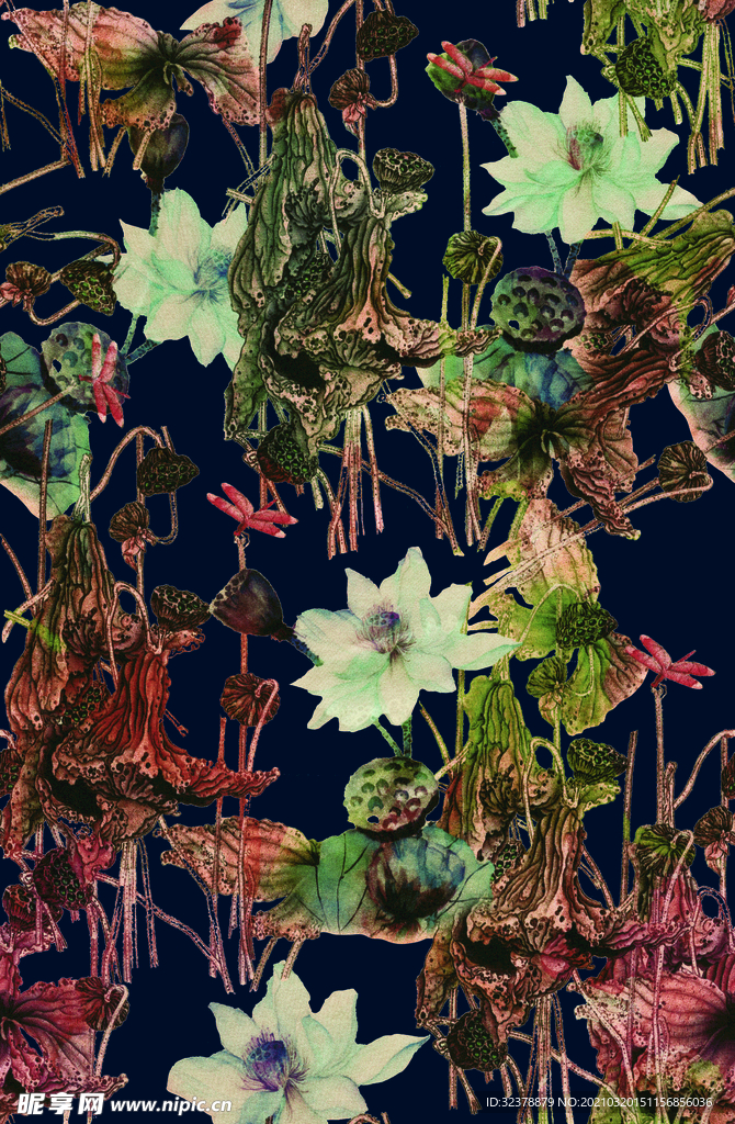 手绘花