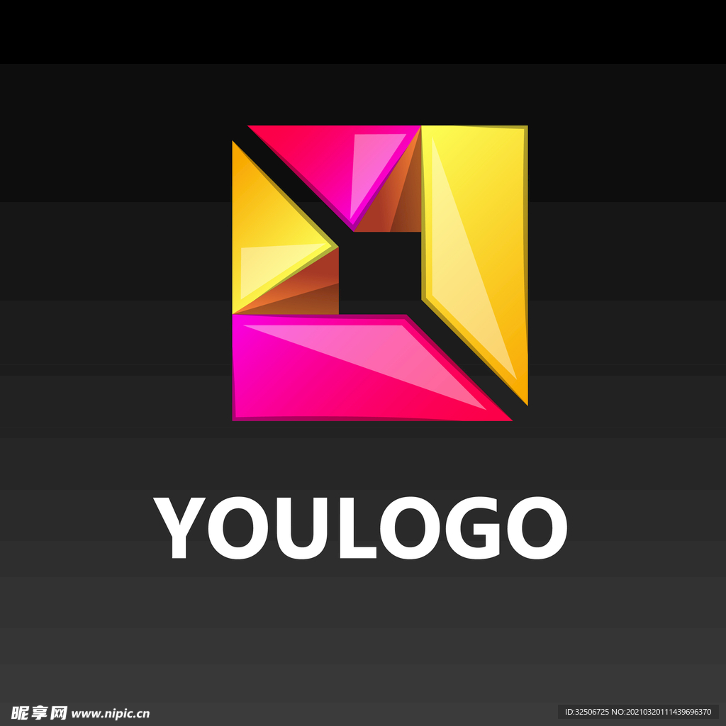 方形logo