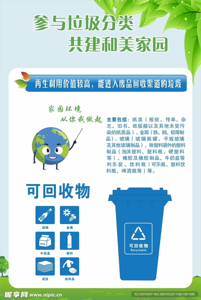 生活垃圾分类 垃圾四分类