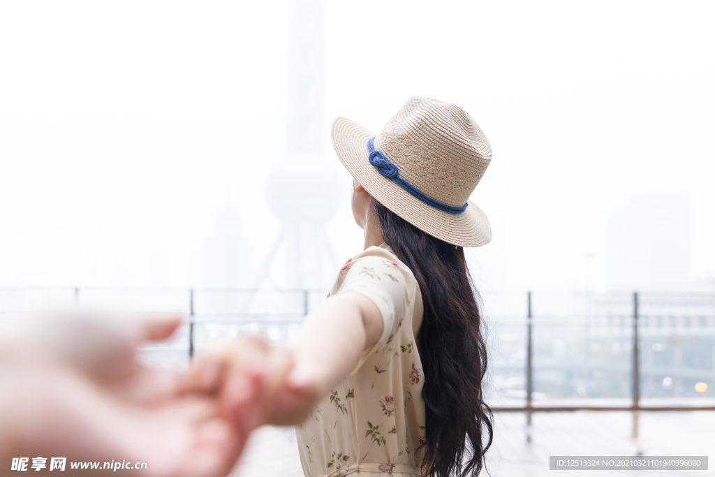 女孩背影