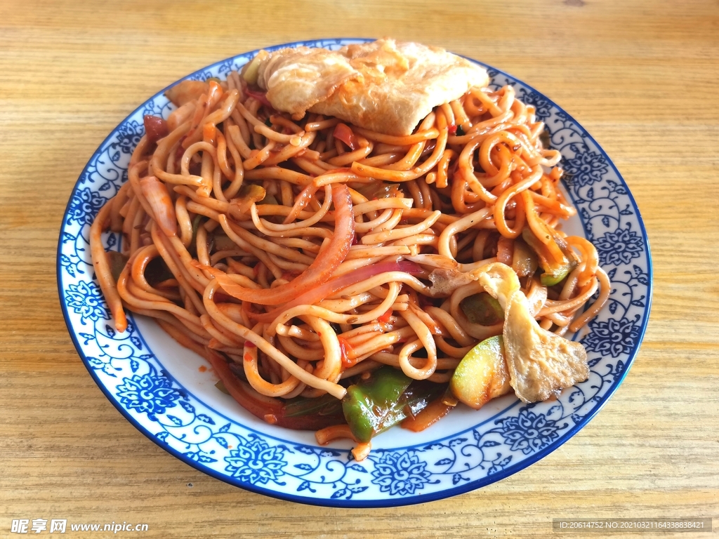 美食炒面