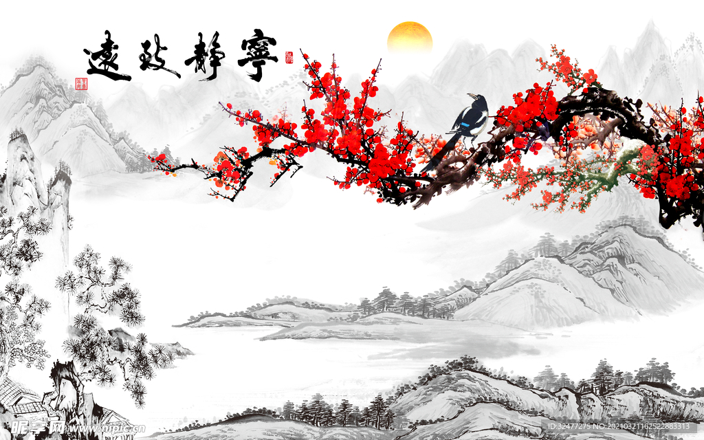 装饰壁画图片