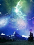 科幻太空背景素材
