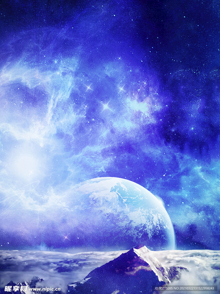 科幻紫色背景素材
