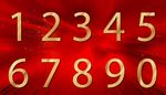 金色数字