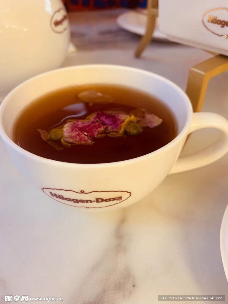 哈根达斯 玫瑰红茶