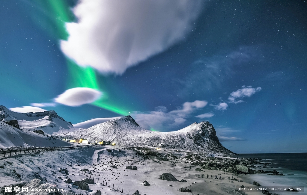 美丽雪景