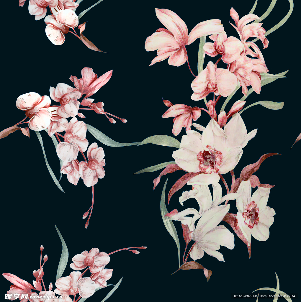 手绘花