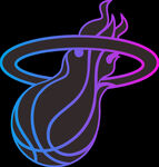热火队logo