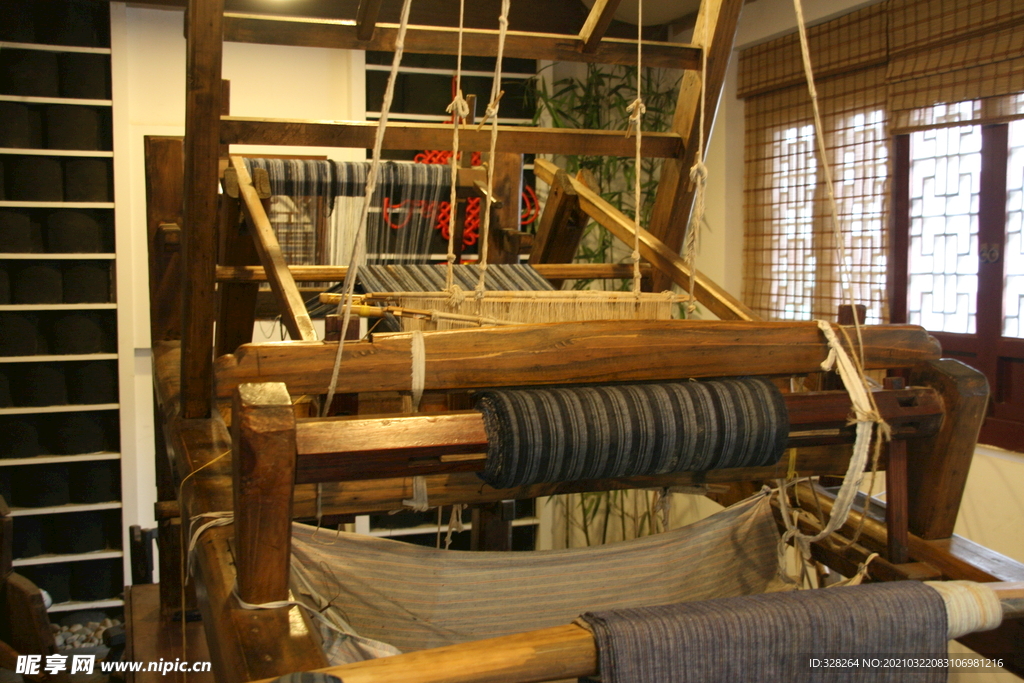 传统的织布机