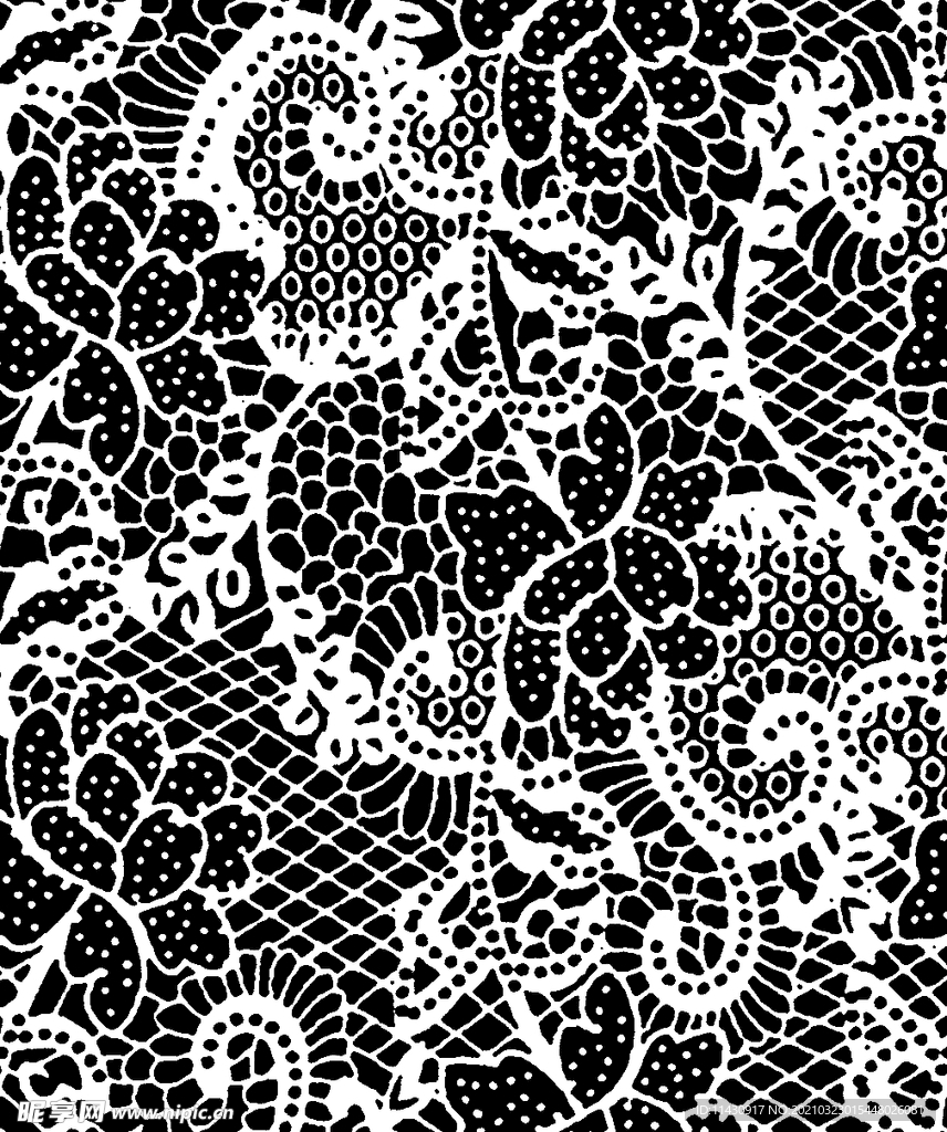 格子花