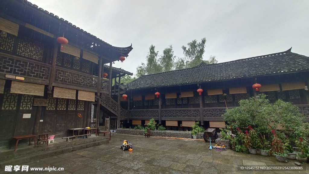 老庭院古宅院