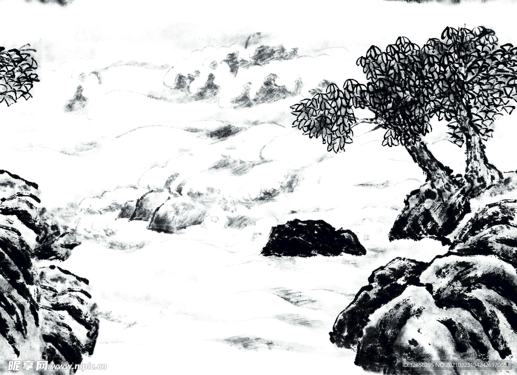 水墨画