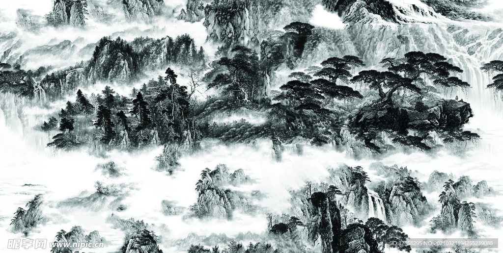 水墨画