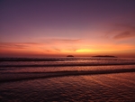 晚霞 落日 泰国 海景 沙滩