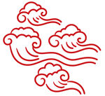 线条祥云