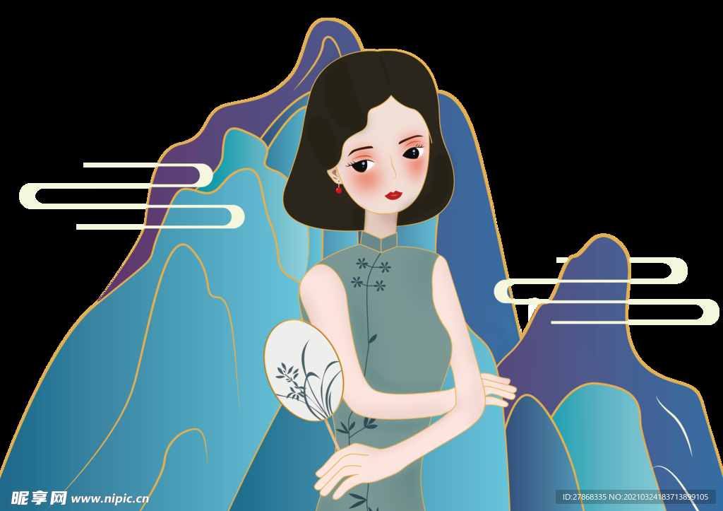 美人插画