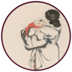 圆形装饰画 圆形挂画 圆形背景