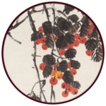 圆形装饰画 圆形挂画 圆形背景