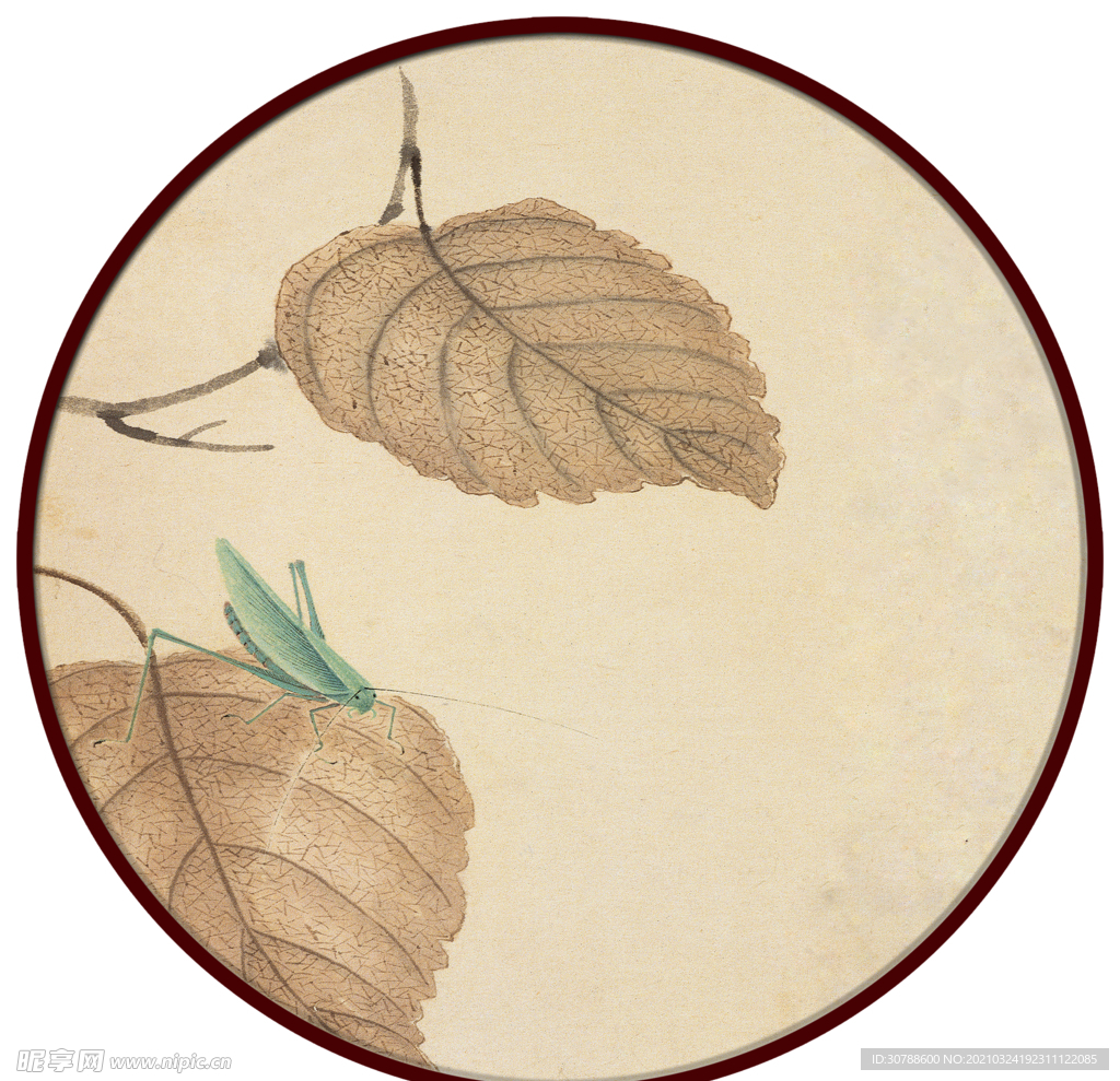圆形装饰画 圆形挂画 圆形背景