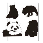 熊猫剪影