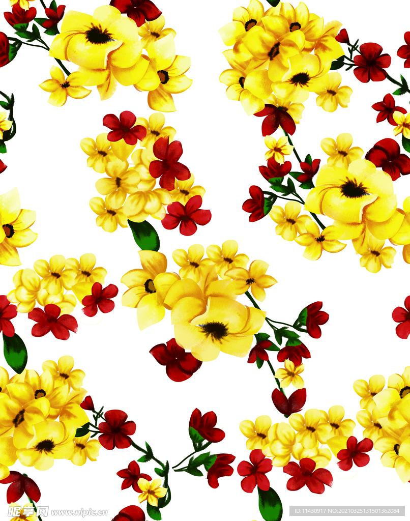 手绘花