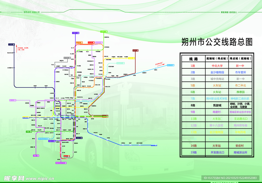 公交线路图
