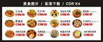 美食展板