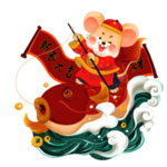 锦鲤 手绘鲤鱼 胡子鱼 红鲤鱼