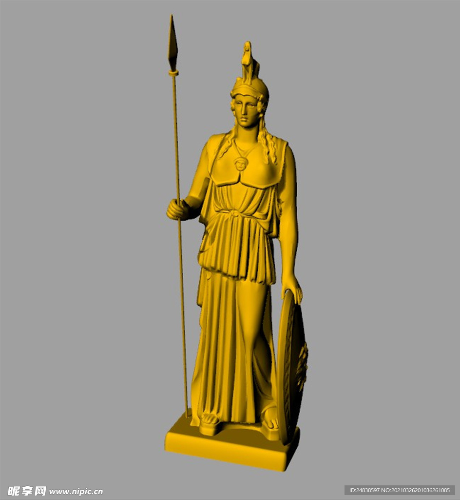 CAD雕塑立体模型