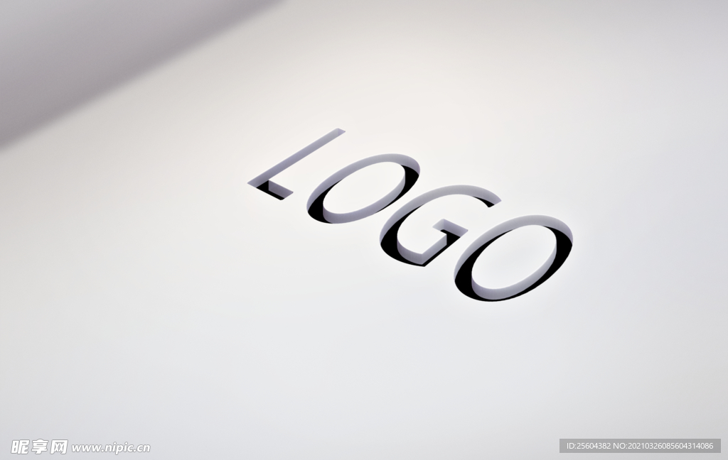 立体logo样式样机