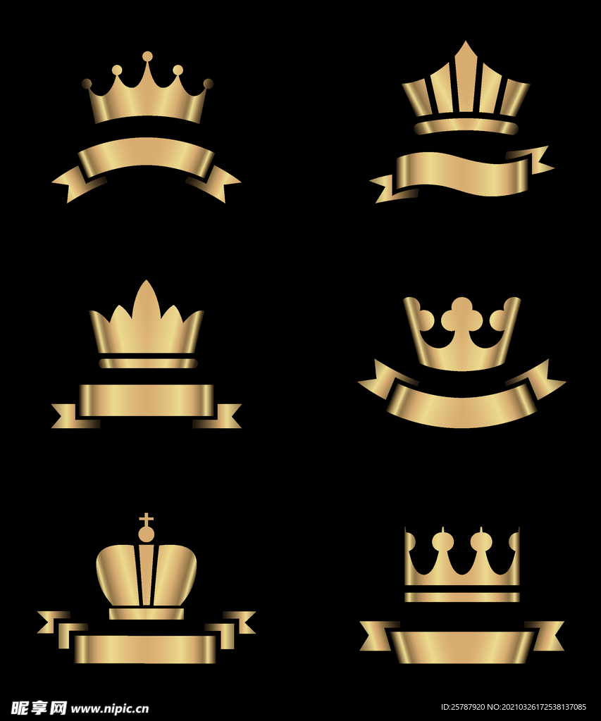 金质王冠标志
