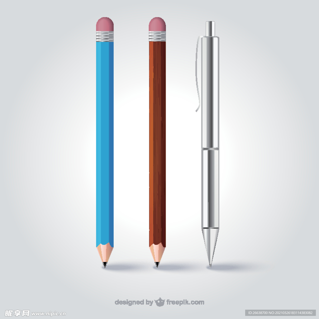 创意铅笔矢量