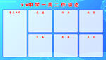 学校一周工作动态宣传栏