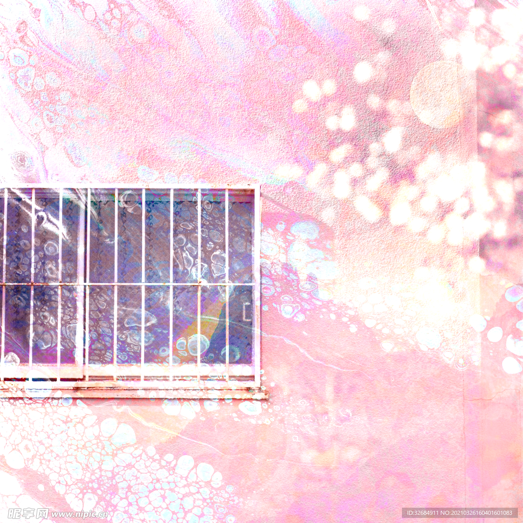 樱花粉色梦幻手幅海报版头背景