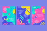 成套抽象图形封面