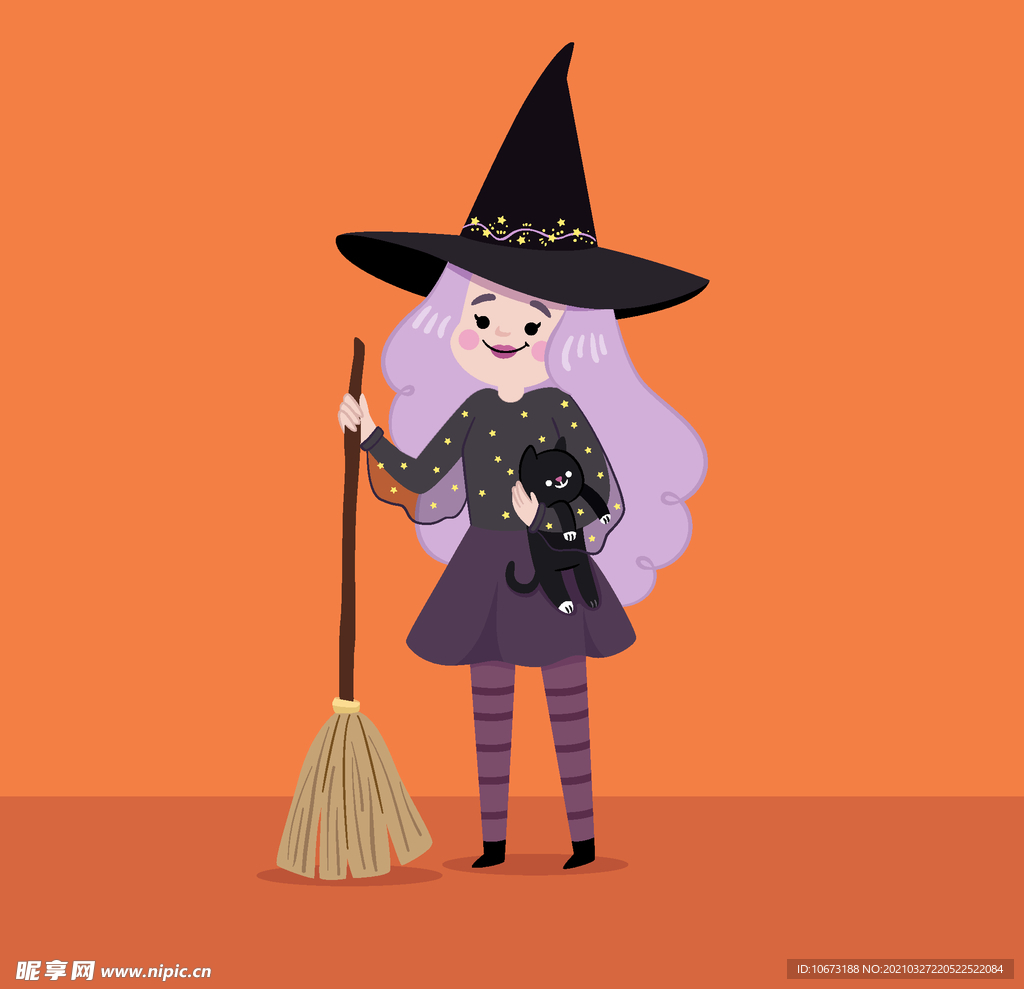 卡通魔女