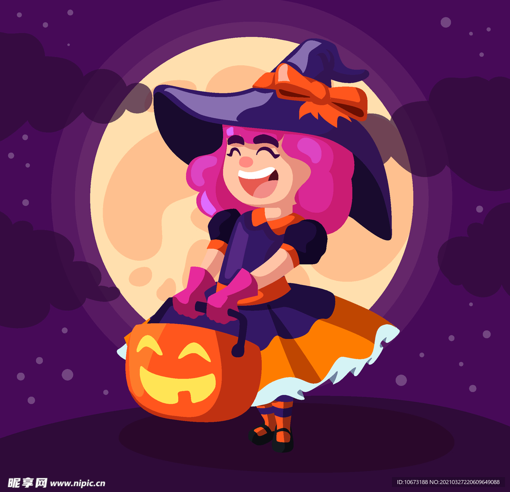 卡通魔女