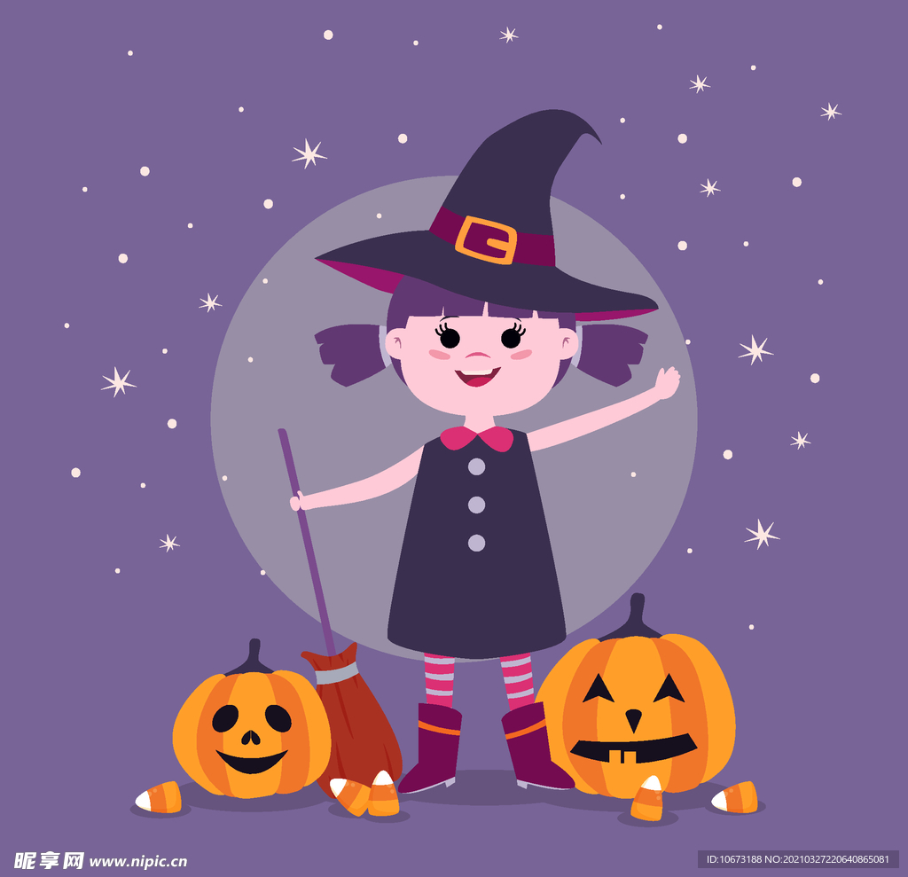 卡通魔女