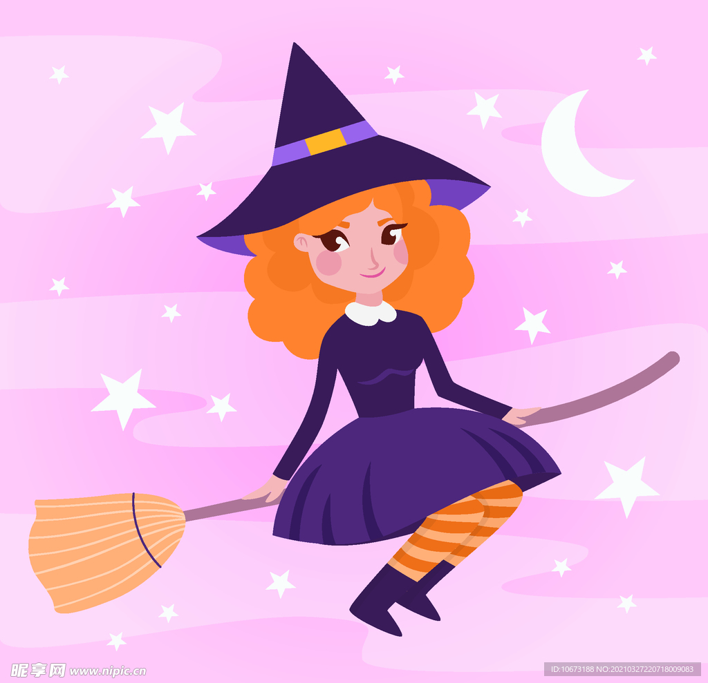 卡通魔女