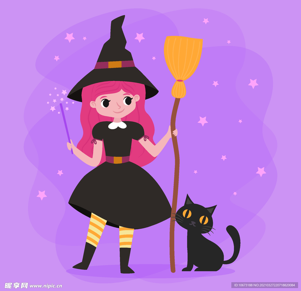 卡通魔女