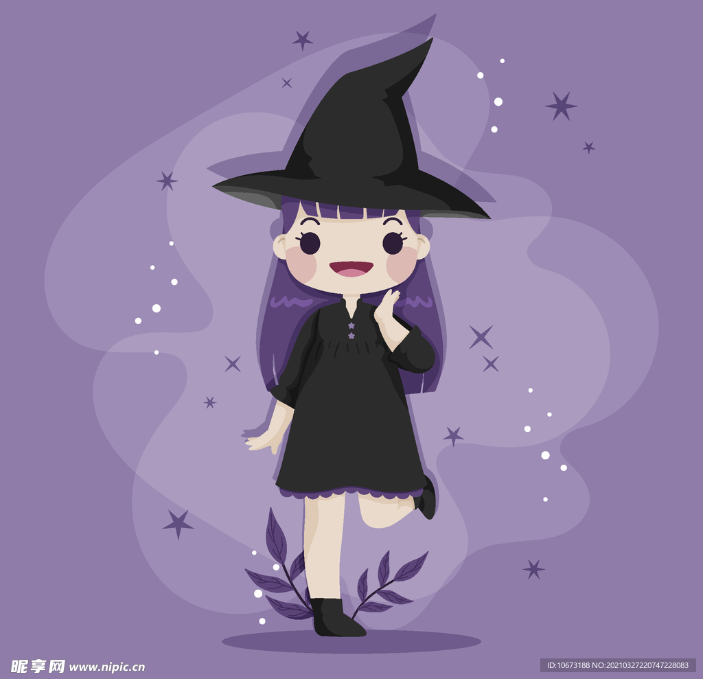 卡通魔女