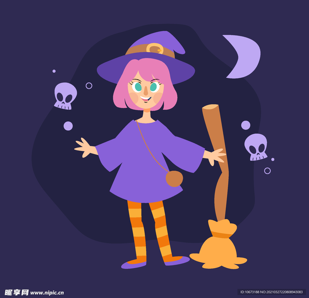 卡通魔女