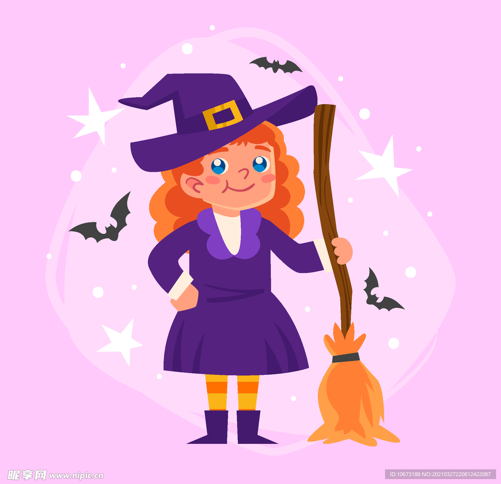 卡通魔女