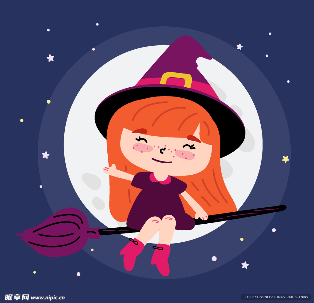 卡通魔女