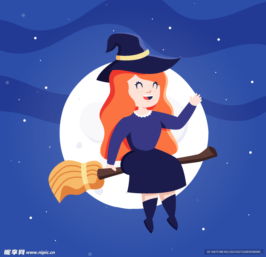 卡通魔女